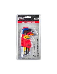 Juego de Llaves Torx Cortas Stein con Agujero 7 Piezas 2
