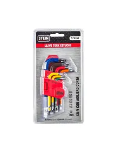 Juego de Llaves Torx Cortas Stein con Agujero 7 Piezas 2