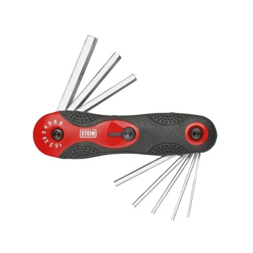 Juegos de Llaves Allen Plegables Stein 8 Piezas 1,5-8MM Juegos de Llaves Allen Plegables Stein 8 Piezas 1,5-8MM