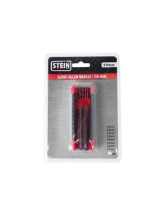 Juegos de Llaves Allen Plegables Stein 8 Piezas 1,5-8MM 2