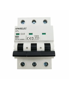 Interruptor Automático Aparelec 3 Polos 10-63A 6kA 2