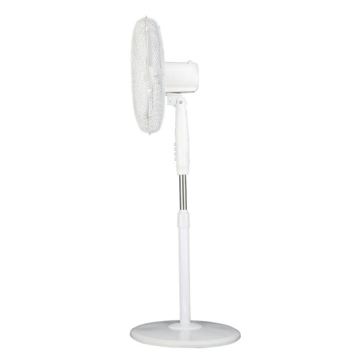 Ventilador de Pie con Base Redonda 45W Blanco 3 Velocidades Kuken
