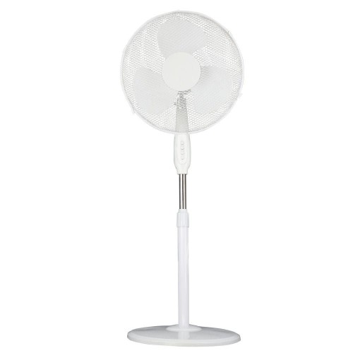 Ventilador de Pie con Base Redonda 45W Blanco 3 Velocidades Kuken