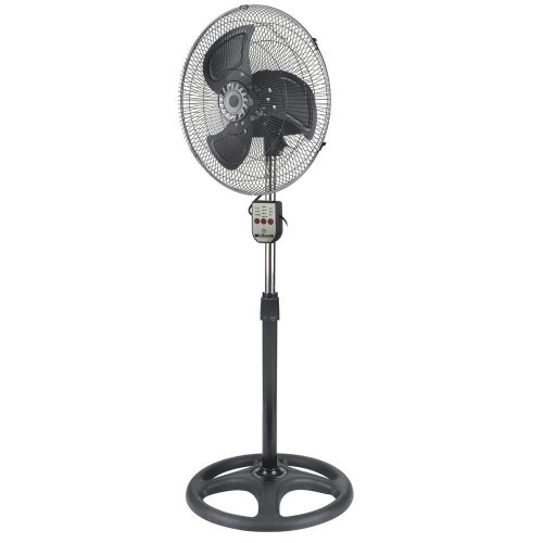 Ventilador de Pie 100W Negro con Mando 3 Velocidades Kuken