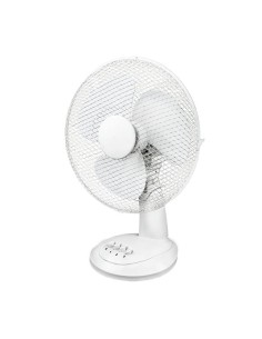 Ventilador Sobremesa 45W Kuken Blanco 3 Velocidades Ajustables