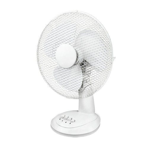 Ventilador Sobremesa 45W Kuken Blanco 3 Velocidades Ajustables