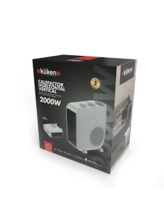 Calefactor Eléctrico Kuken Vertical - Horizontal Blanco 2000W 2