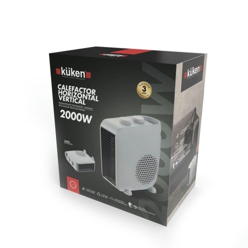 Calefactor Eléctrico Kuken Vertical - Horizontal Blanco 2000W