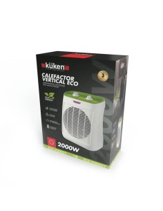 Calefactor Eléctrico Eco Energy Vertical Kuken 1200/2000W 2