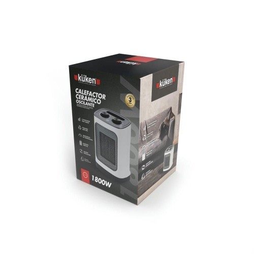 Calefactor Cerámico Oscilante Kuken 1800W  4 Posiciones Calor/Frío Calefactor Cerámico Oscilante Kuken 1800W  4 Posiciones Calor/Frío