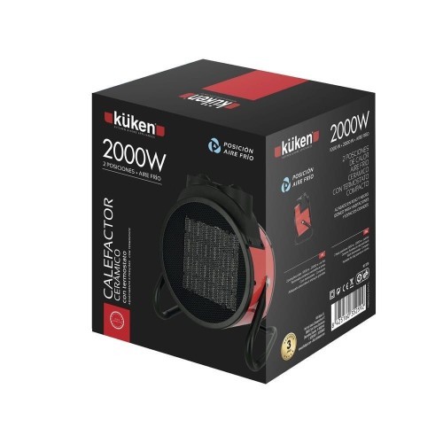 Calefactor Cerámico Profesional con Termostato 1000W/2000W Calefactor Cerámico Profesional con Termostato 1000W/2000W