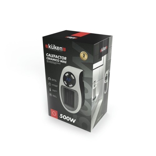 Mini Calefactor Cerámico Kuken 500W Enchufable Mini Calefactor Cerámico Kuken 500W Enchufable