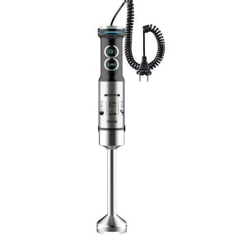 Kuken Batidora de Brazo Inoxidable Negra 1500W con Vaso Kuken Batidora de Brazo Inoxidable Negra 1500W con Vaso