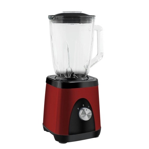 Kuken Batidora de Vaso de Cristal Roja 1000W 1,5 Litros
