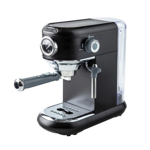 Cafetera Express Semiautomática Negra Kuken 15 Bar 1L