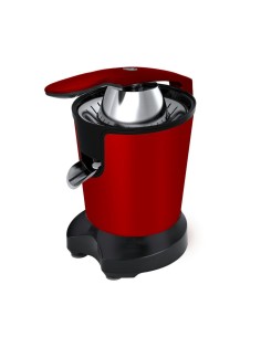 Exprimidor de Naranjas Rojo con Brazo Kuken 650W Inoxidable