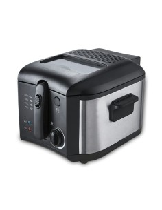 Freidora Eléctrica 1400W 2L Inoxidable con Termostato Kuken