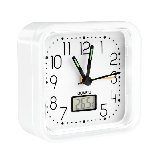 Reloj de Cocina Kuken Blanco/Cromo Redondo Diámetro 25CM Reloj de Cocina Kuken Blanco/Cromo Redondo Diámetro 25CM