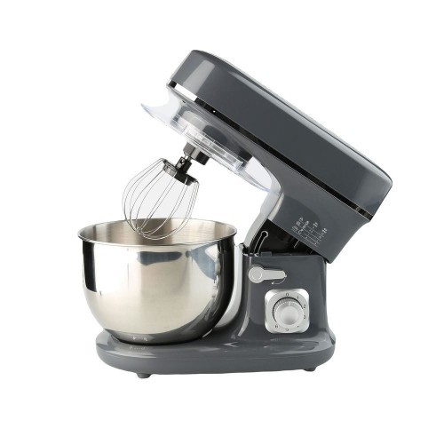 Robot Batidora Amasadora 1300W Kuken Gris 6 Velocidades 5L