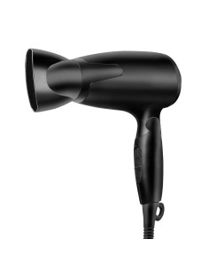 Kuken Secador de Pelo Viaje Plegable 1200W Negro