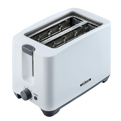 Tostadora Eléctrica Blanca 750W Kuken 2 Ranuras Tostadora Eléctrica Blanca 750W Kuken 2 Ranuras