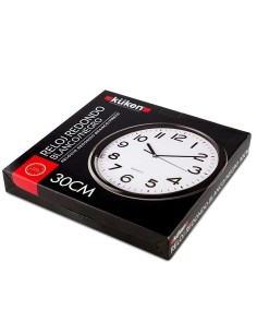 Reloj Analógico Cuadrado Negro Kuken con Alarma 82x82x38MM 2
