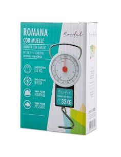 Romana con Muelle Kuken de 32 Kg Balanza Manual Flexómetro 2