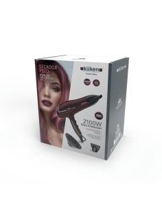 Secador de Pelo Profesional Burdeos Iónico 2100W Kuken 2