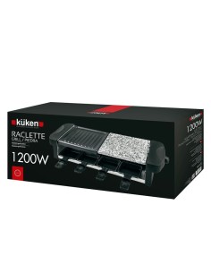 Kuken Raclette Grill / Piedra 1200W 500x210x125 mm 2