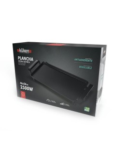 Plancha de Asar Eléctrica Antiadherente Kuken 2500W 46x26cm 2