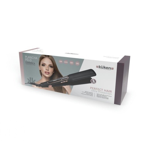 Plancha de Pelo Alisadora Cerámica 70W Kuken