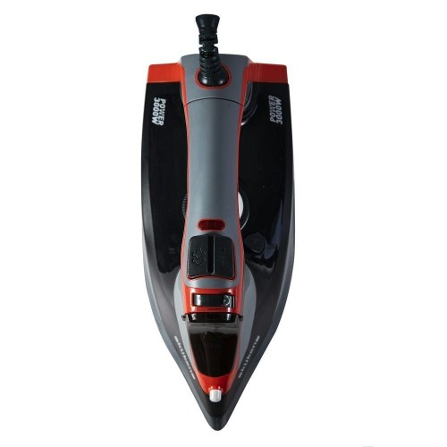 Kuken Plancha de Vapor 3000W Rojo Suela Acero Inoxidable