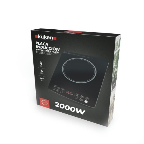 Placa Vitrocerámica Inducción Digital Kuken 2000W 360MM