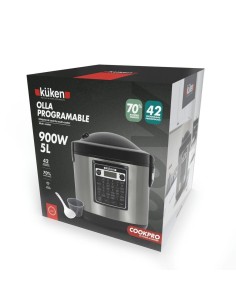 Olla Eléctrica Programable Kuken 900W 5 Litros 42 Recetas Programadas 2