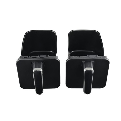 Freidora de Aire Doble Digital Kuken 2200W 8L Negro Inoxidable