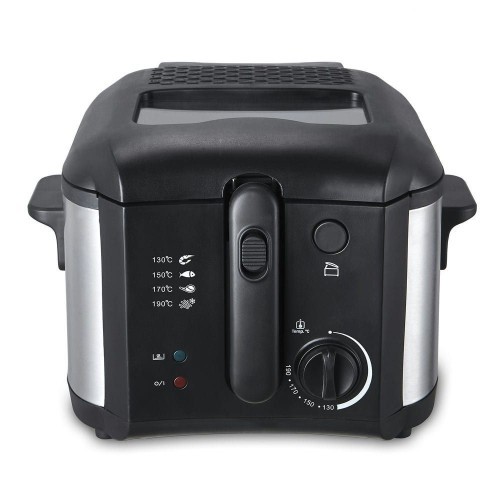 Freidora Eléctrica 1400W 2L Inoxidable con Termostato Kuken