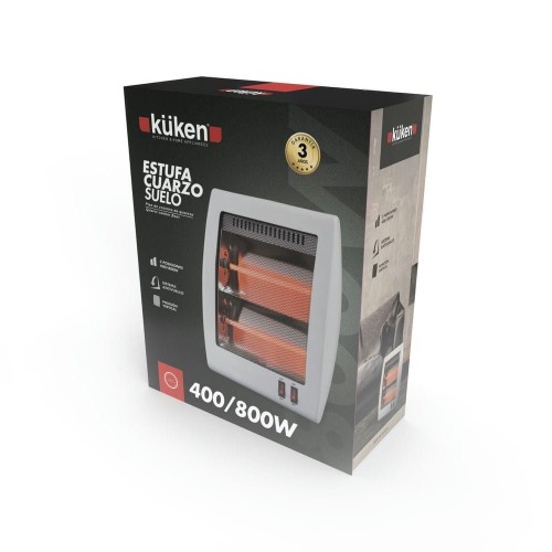 Estufa de Cuarzo Suelo Kuken 2 Posiciones 400W/800W