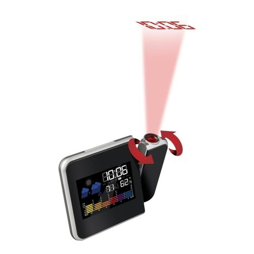 Estación Meteorológica Interior con Reloj Despertador Kuken Estación Meteorológica Interior con Reloj Despertador Kuken