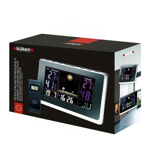 Kuken Estación Meteorológica Interior/Exterior con Toma USB Kuken Estación Meteorológica Interior/Exterior con Toma USB