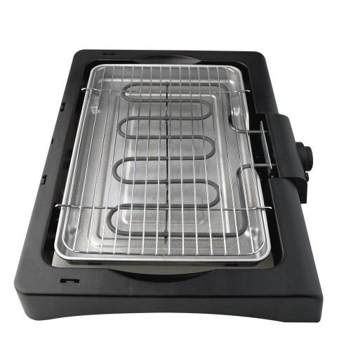 Barbacoa Eléctrica Kuken 530x400MM 2400W Inoxidable