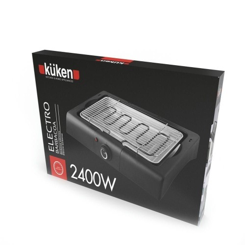 Barbacoa Eléctrica Kuken 530x400MM 2400W Inoxidable
