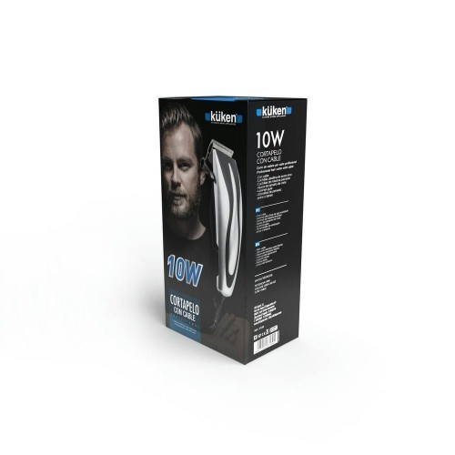 Cortadora de Pelo Kuken con Cable 10W + Accesorios