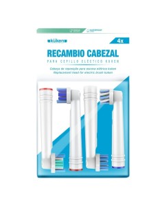 Surtido 4 Cabezales de Cepillos de Dientes Eléctrico Kuken (34144) 2