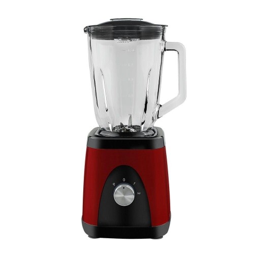 Kuken Batidora de Vaso de Cristal Roja 1000W 1,5 Litros