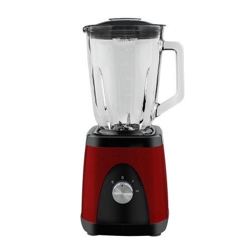 Kuken Batidora de Vaso de Cristal Roja 1000W 1,5 Litros