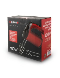 Batidora Amasadora Profesional Roja Kuken 400W 2