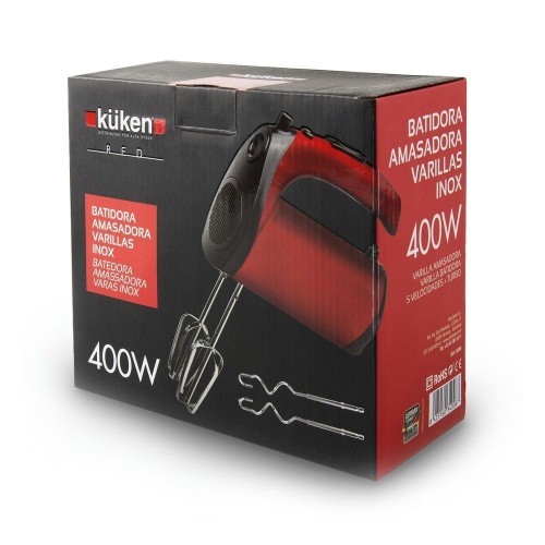 Batidora Amasadora Profesional Roja Kuken 400W Batidora Amasadora Profesional Roja Kuken 400W