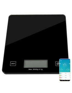 Balanza de Cocina Electrónica Kuken Cristal con Bluetooth 5KG 2