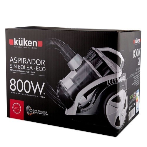 Aspirador sin Bolsa Blanco Kuken 800W (2400W) Aspirador sin Bolsa Blanco Kuken 800W (2400W)