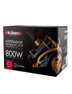 Aspirador sin Bolsa Kuken Dorado 800W (2400W) 2